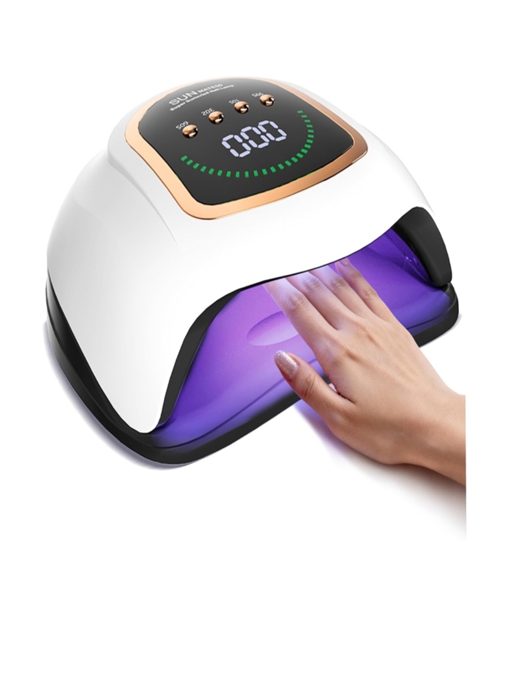 SUN MATE50 2-in-1 LED UV Nail Lamp Gel Polish Dryer NIB